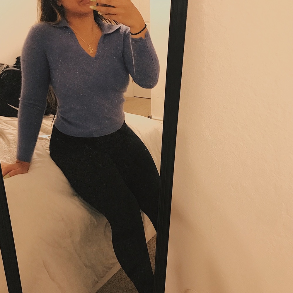 Cashmere V Neck LongSleeve!